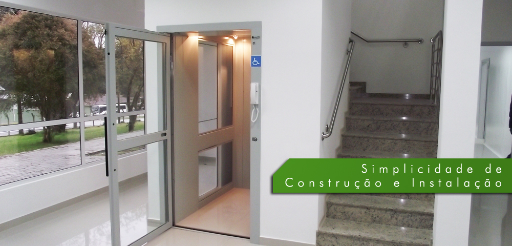 Elevadores com Simplicidade de Construção e Instalação
